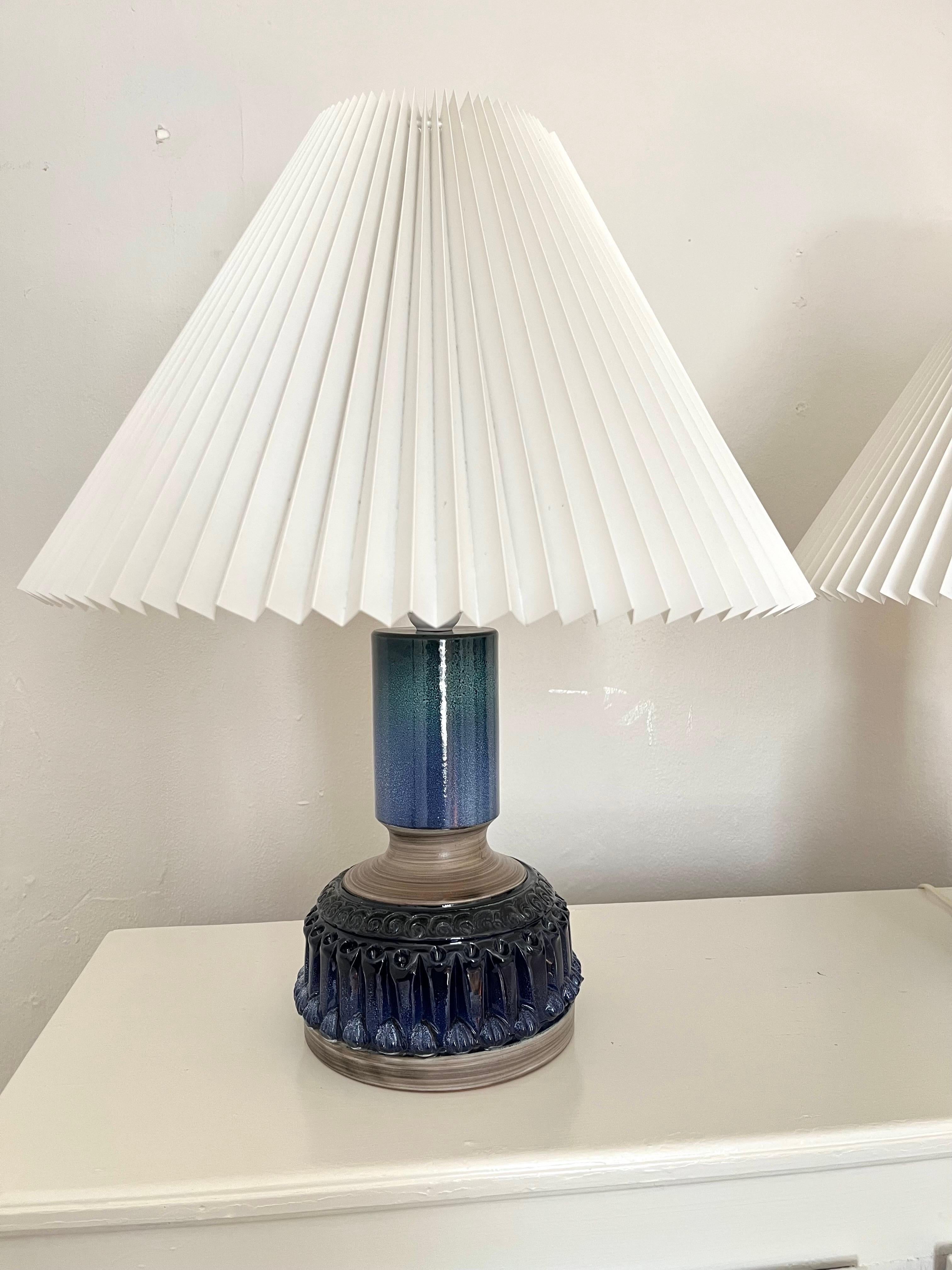 Pair of Vintage Italian Ceramic Table Lamps, 1960s

Illuminate your space with the charm of mid-century Italian design with this exquisite pair of ceramic table lamps. Crafted in the 1960s, these lamps feature intricate decorations and abundant