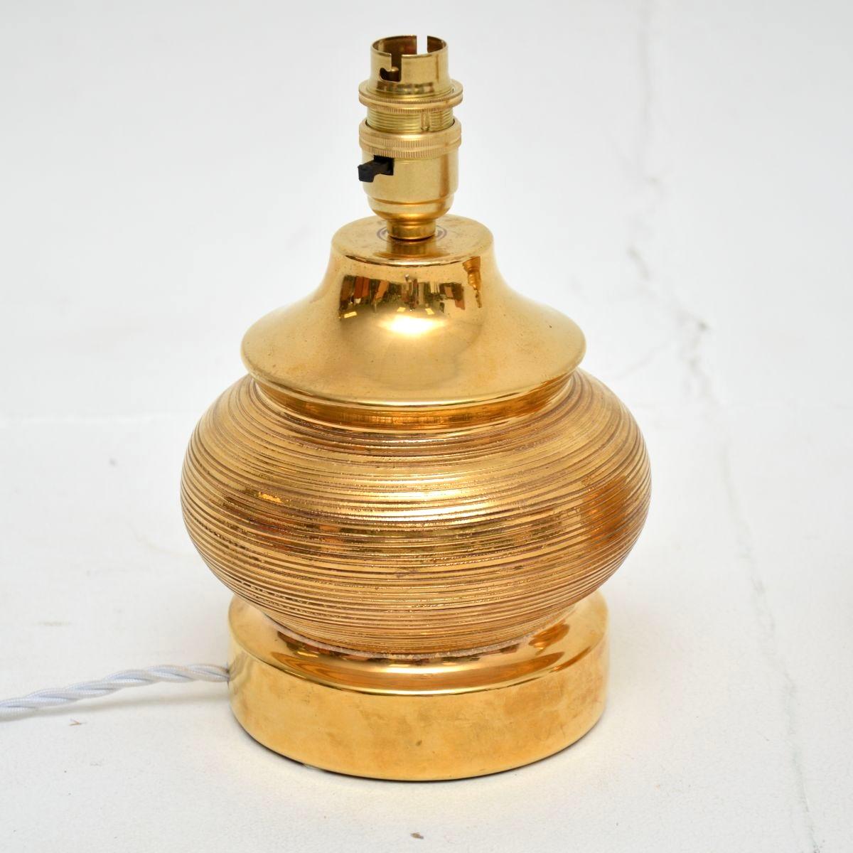 Céramique Paire de lampes de bureau italiennes vintage en céramique par Bitossi en vente