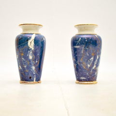 Pair of Vintage Italian Ceramic Vases by JCC Castelli