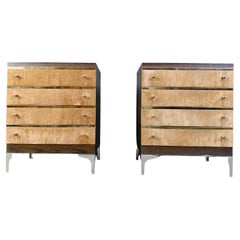 Pair of vintage italian chest of drawers, 1970s