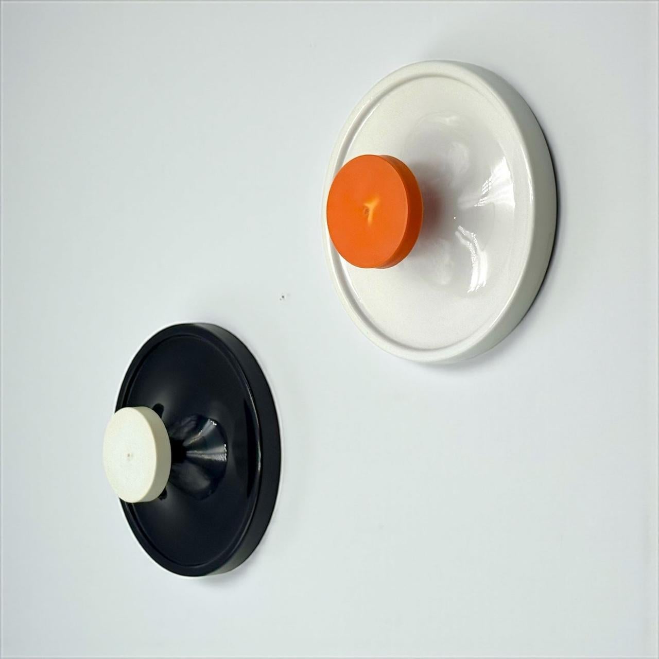 Pair of Vintage Italian Design Wall Hooks by Salc Cantu, 1960s For Sale 4