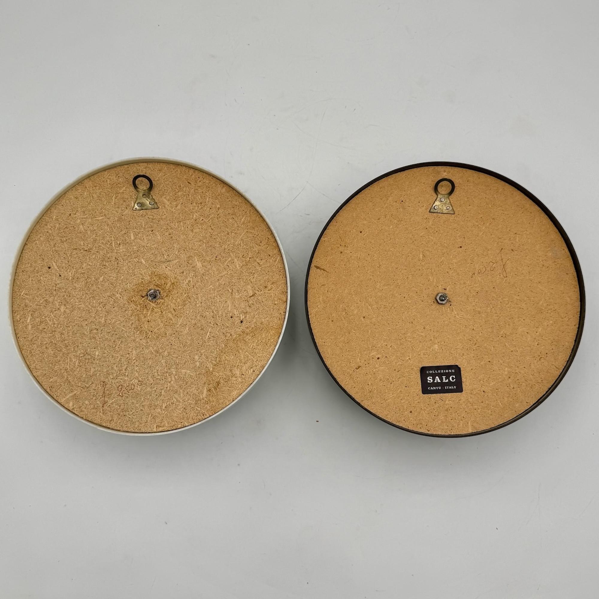 Space Age Pair of Vintage Italian Design Wall Hooks by Salc Cantu, 1960s For Sale