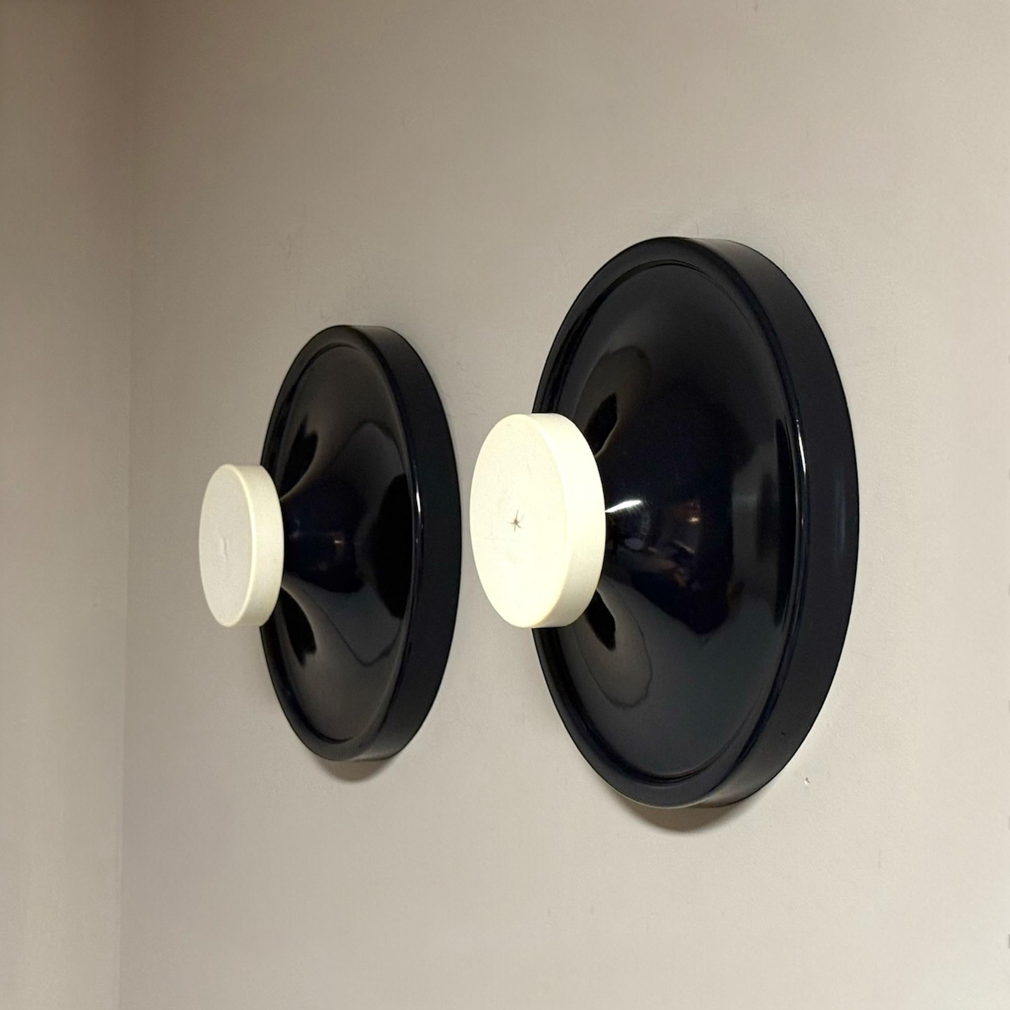 Space Age Pair of Vintage Italian Design Wall Hooks by Salc Cantu, 1960s For Sale