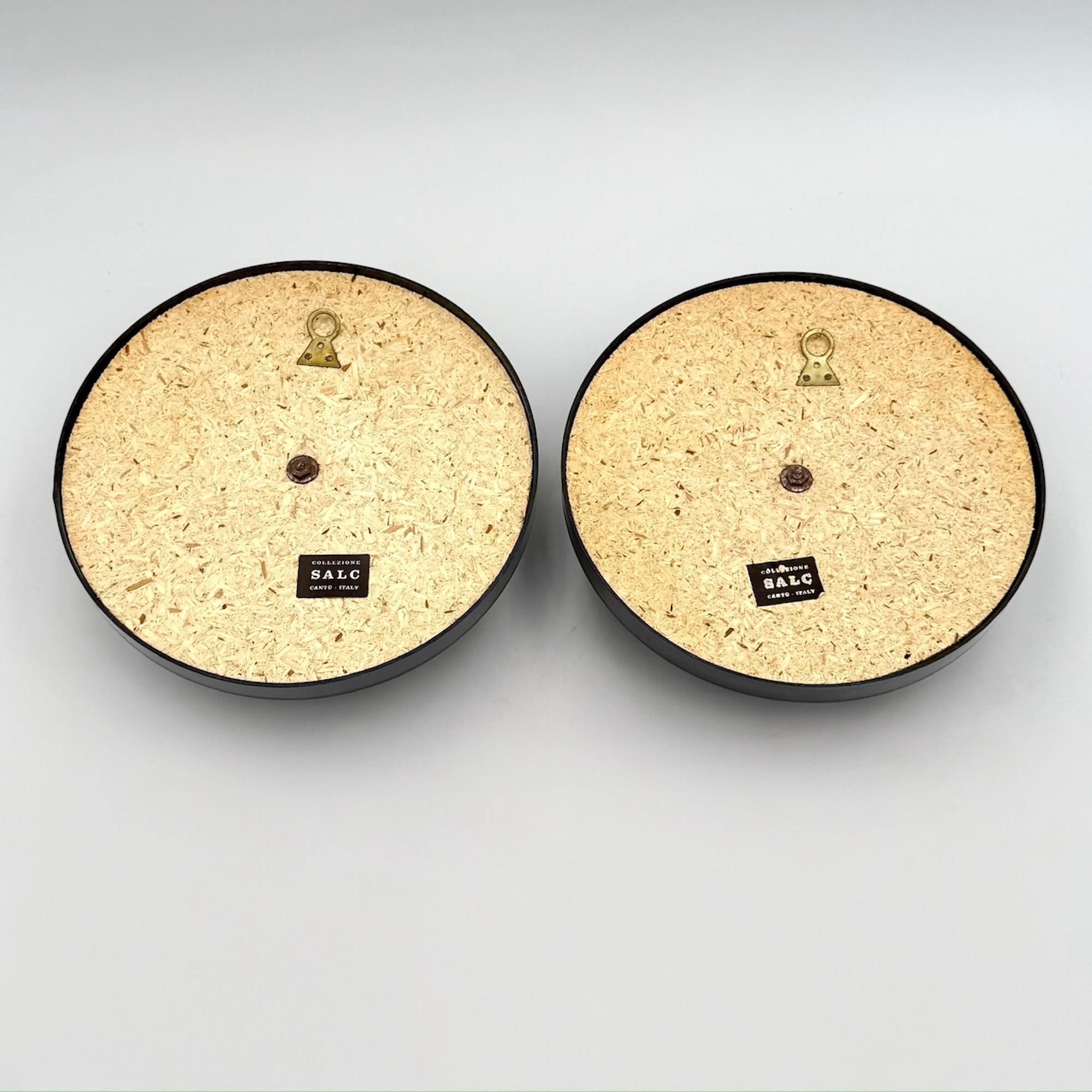 Pair of Vintage Italian Design Wall Hooks by Salc Cantu, 1960s For Sale 3