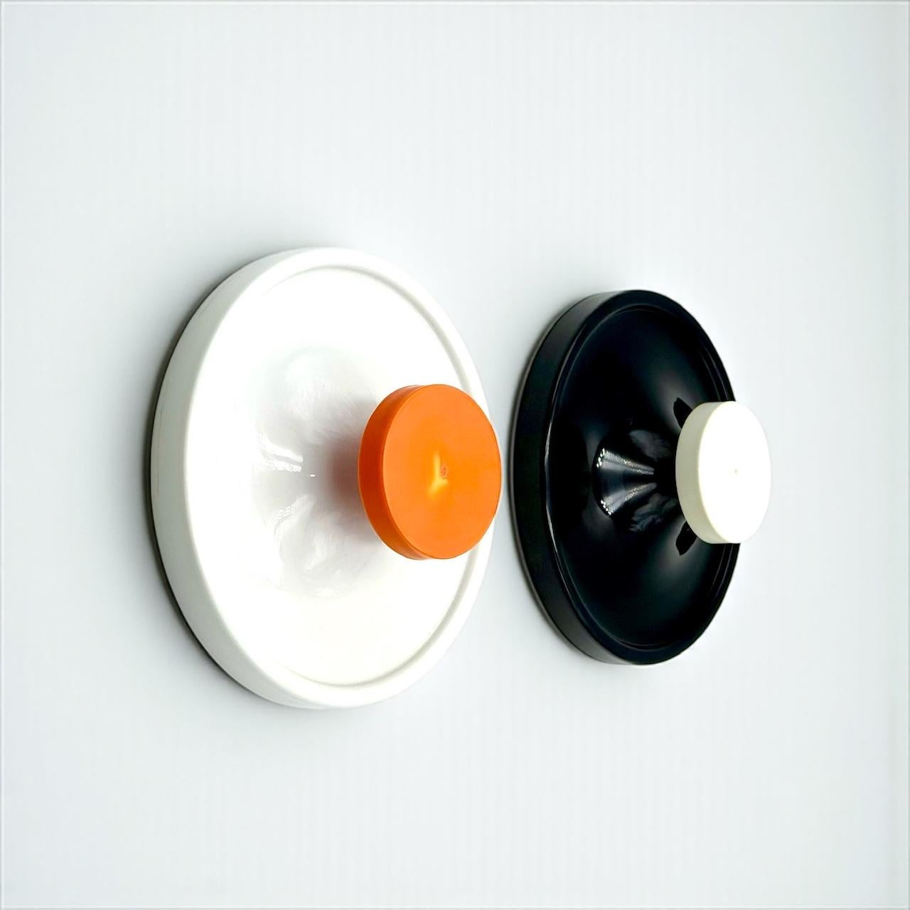 Pair of Vintage Italian Design Wall Hooks by Salc Cantu, 1960s For Sale 3