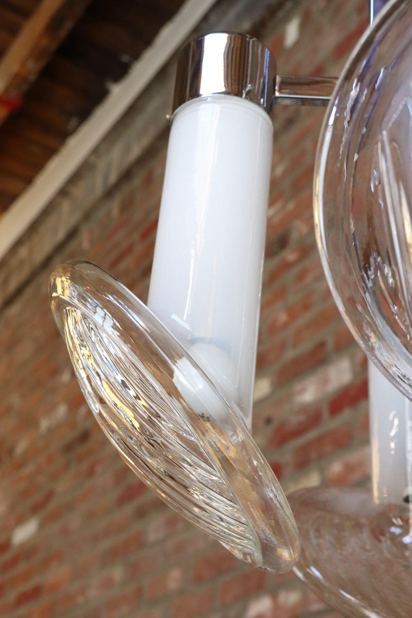 Coppia di lampadari italiani d'epoca 