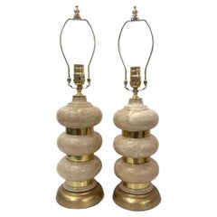 Paire de lampes italiennes vintage