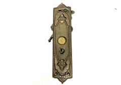 Pair Of Vintage Italian Lancini Bronze Cherub Candle Sconces