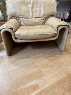 Pareja de tumbonas de cuero italiano vintage de Guido Faleschini para i4 Mariani