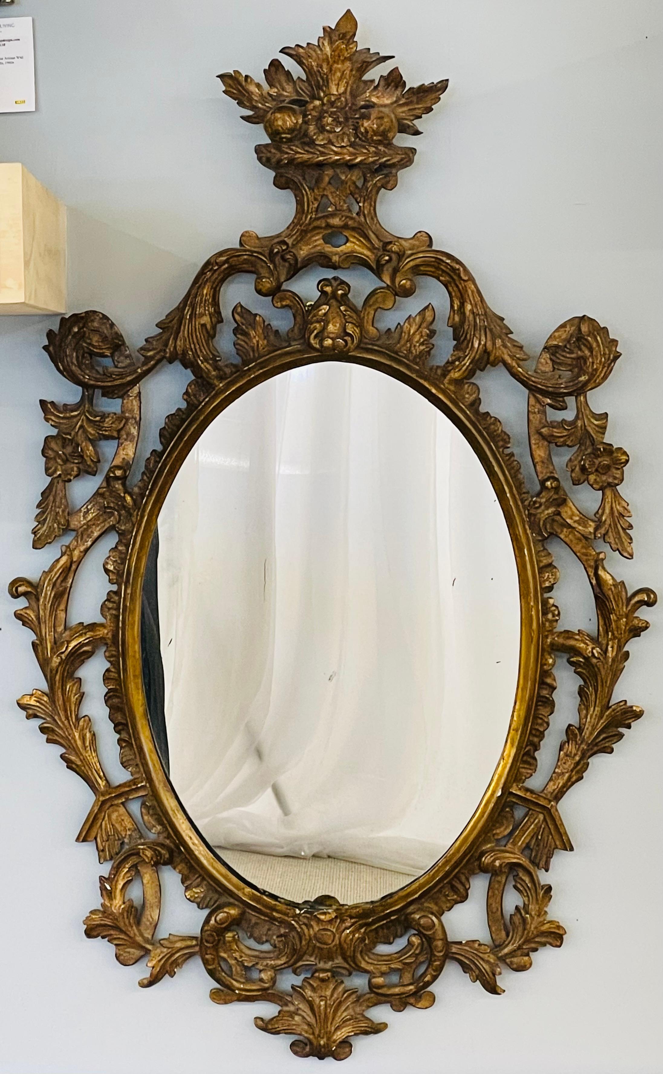 Mid-20th Century Pair of Vintage Italian Mirrors. Wall, Console or Pier