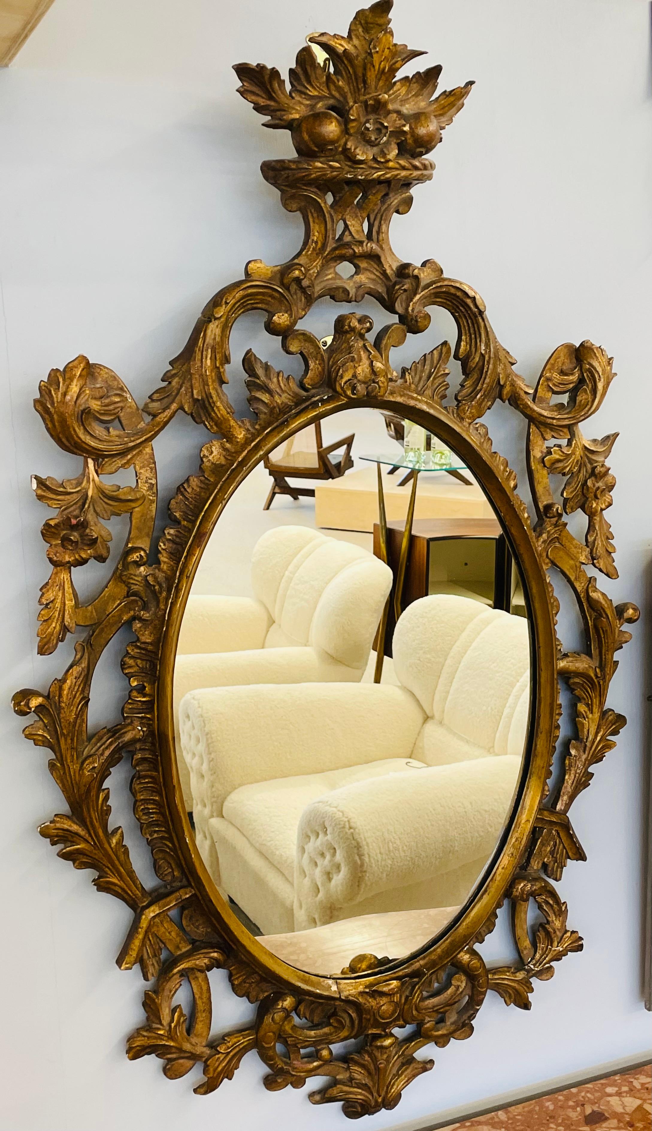 Pair of Vintage Italian Mirrors. Wall, Console or Pier 2