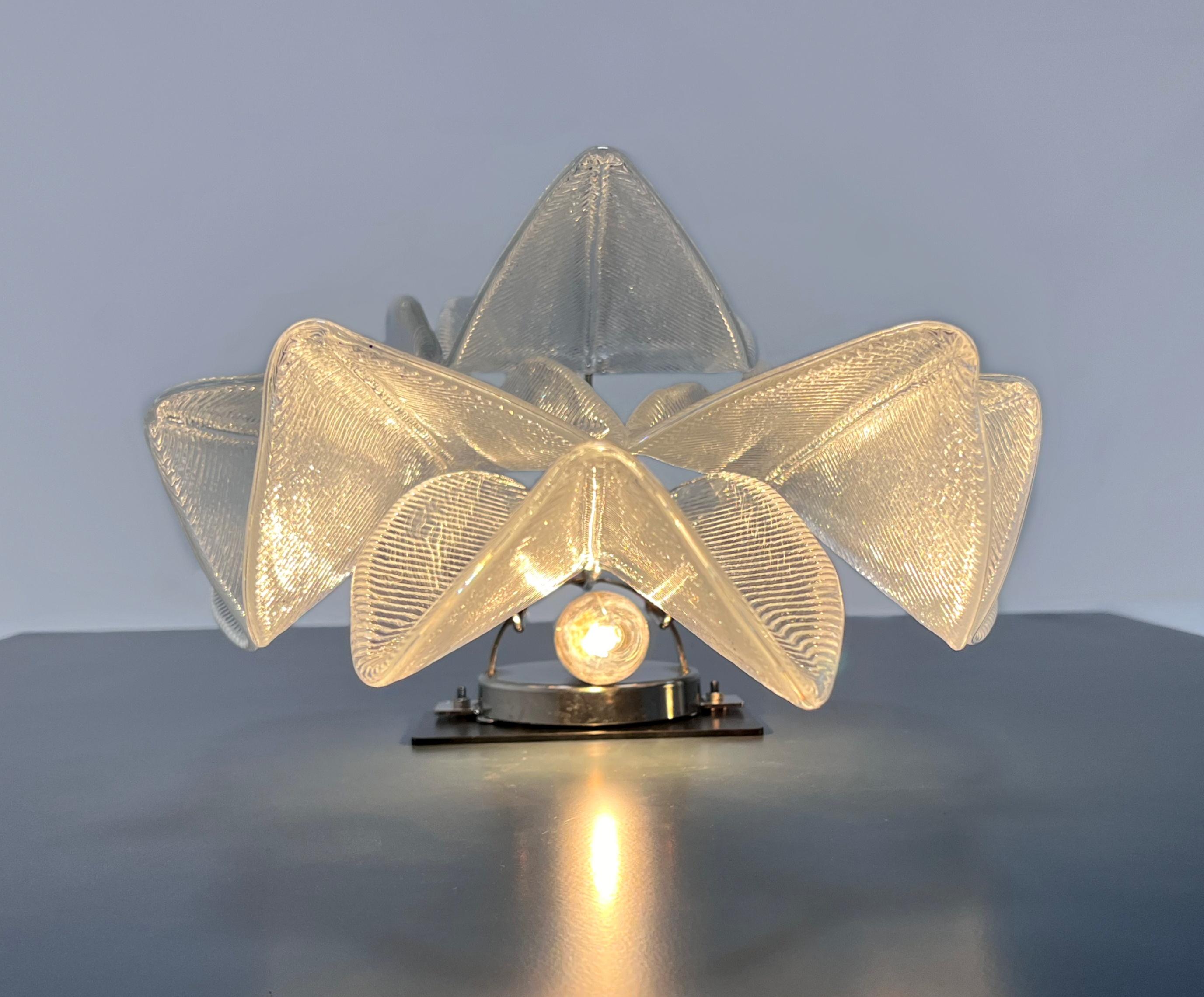 Pair of Vintage Italian Murano wall lights - 12 