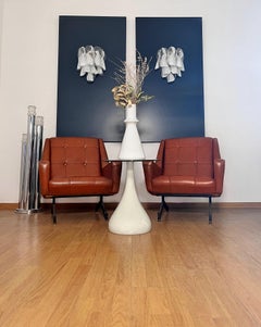 Pair of Vintage Italian Murano wall lights -20 "rondini" glass