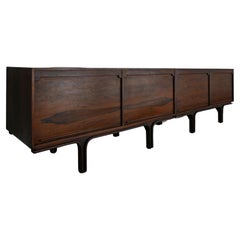 Pair of Vintage Italian Rosewood Sideboards by Gianfranco Frattini for Bernini