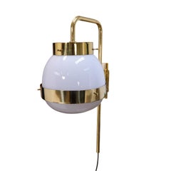 Pair of Vintage Italian Sergio Mazza for Artemide "Delta" Wall Fixtures