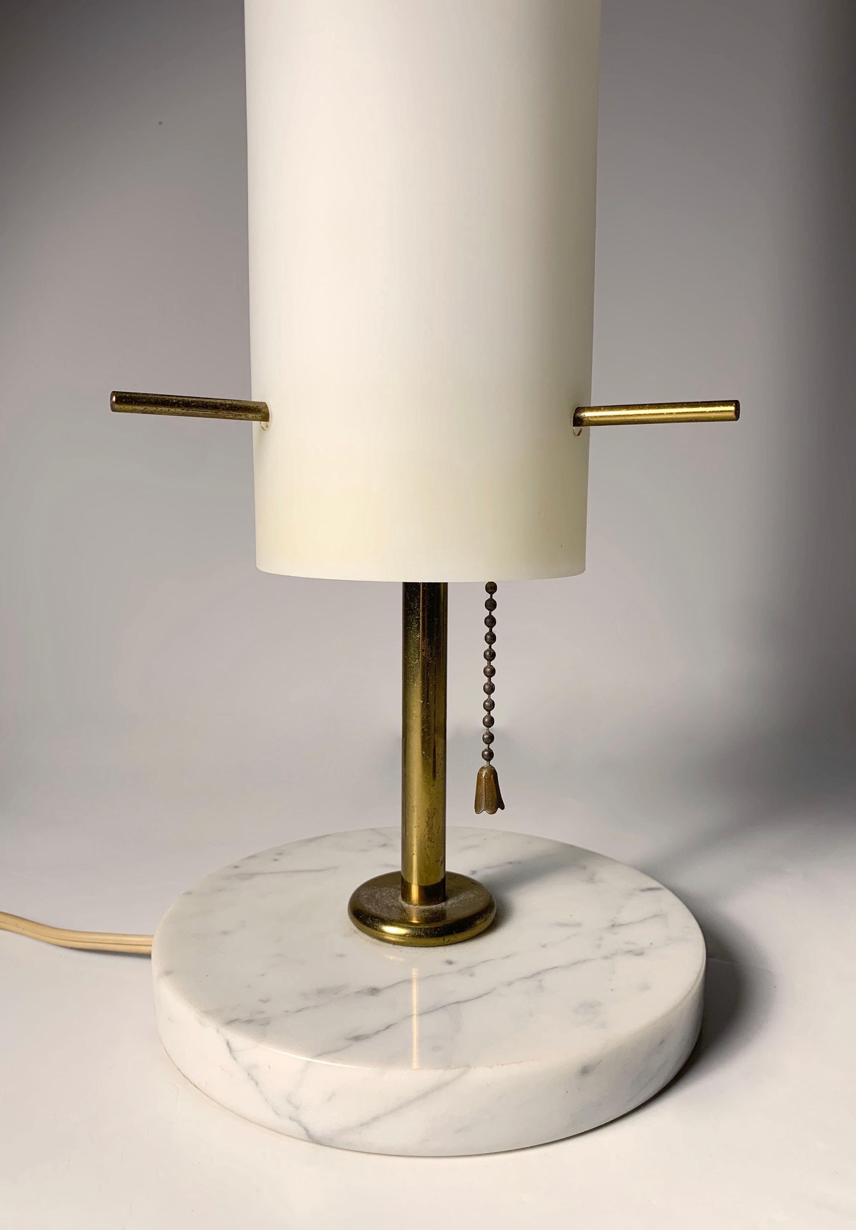 Brass Pair of Vintage Italian Table Lamps For Sale