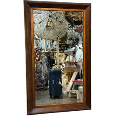 Pair of Vintage Italian Wood Mirrors. Sold Individually.