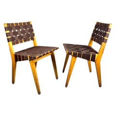 Pair of Vintage Jens Risom Side Chairs for Knoll