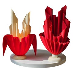 Paire de lampes de table Vintage "Kali" par Georgia Jacob, France, années 1970