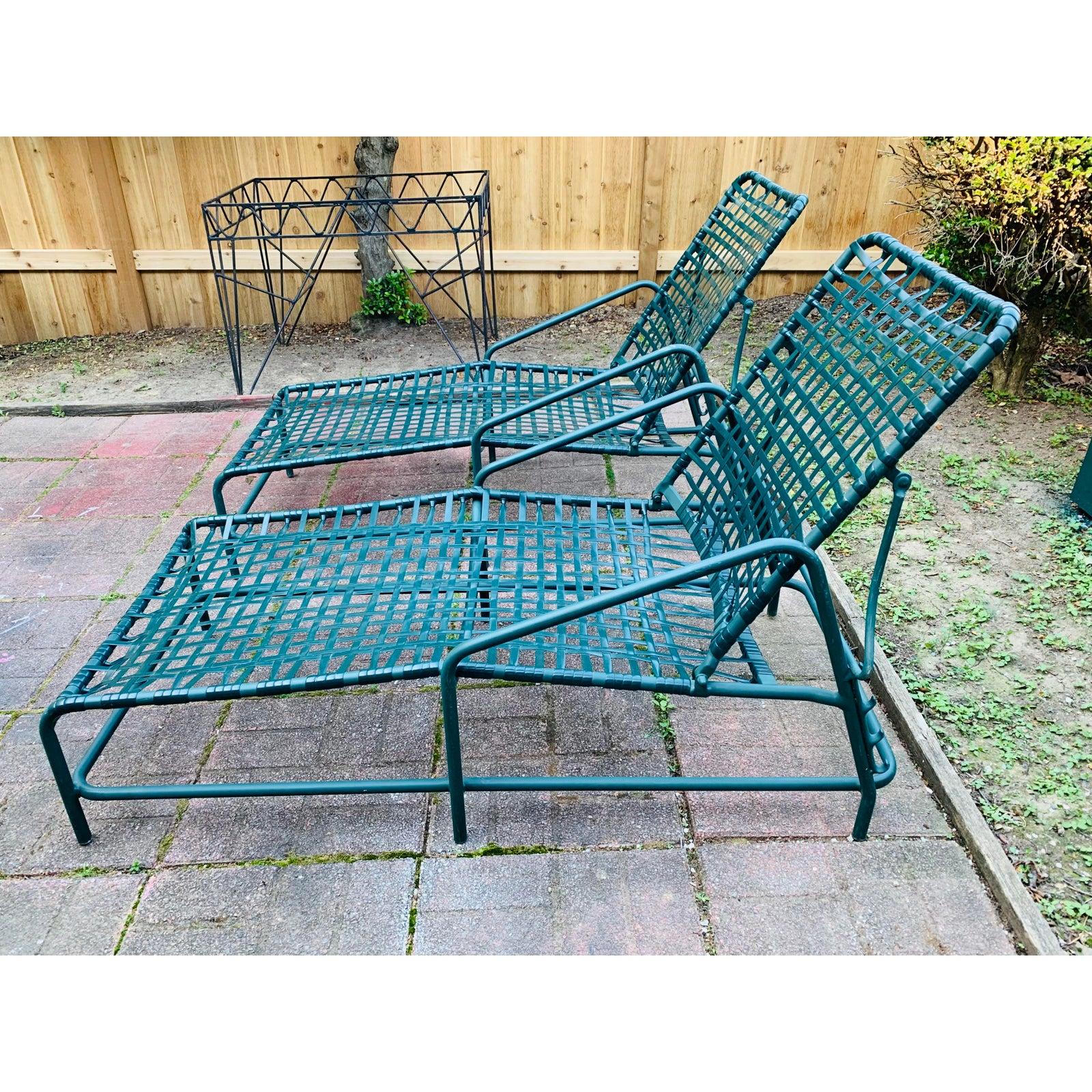 Late 20th Century Pair of Vintage Kantan Lounge Chairs, Designed by Tadao Inouye for Brown Jordan