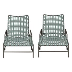 Pair of Vintage Kantan Lounge Chairs, Designed by Tadao Inouye for Brown Jordan