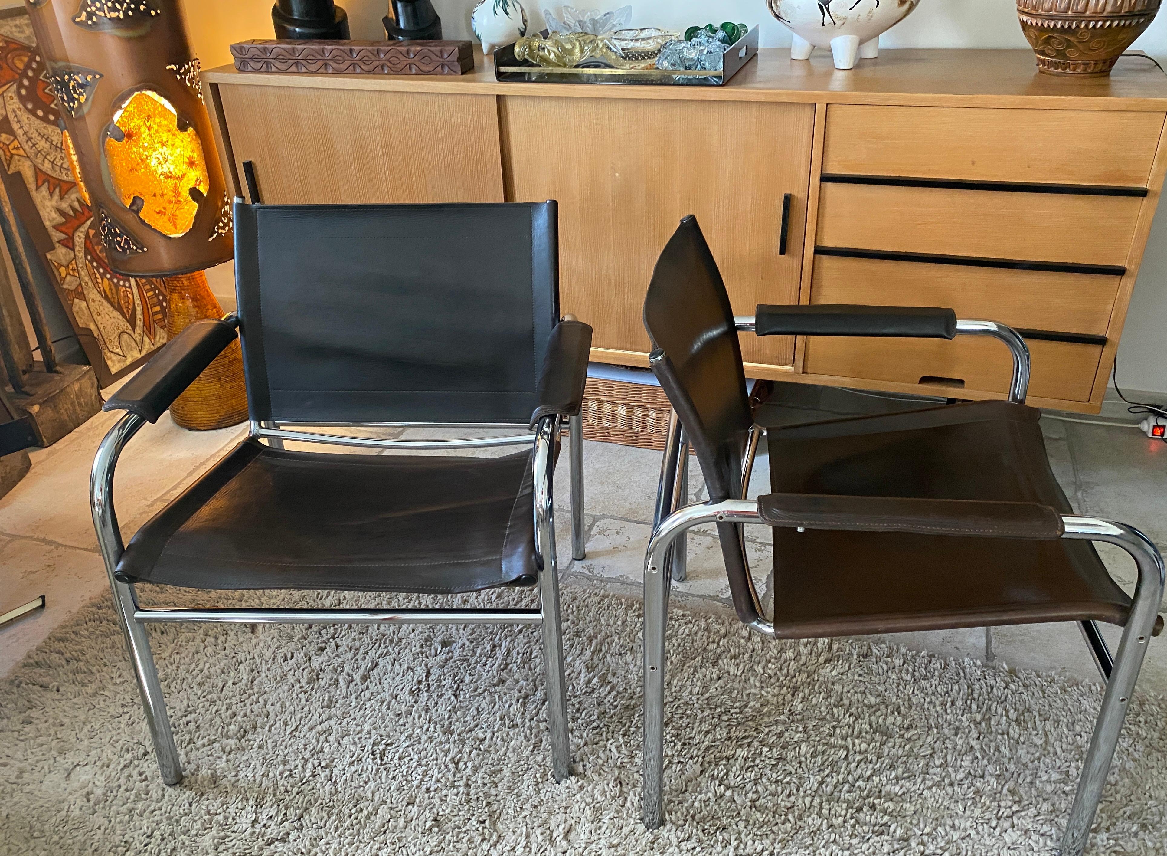 Paar Vintage-Klinte-Sessel von Tord Bjorklund für Ikea, 1980 (Skandinavische Moderne) im Angebot
