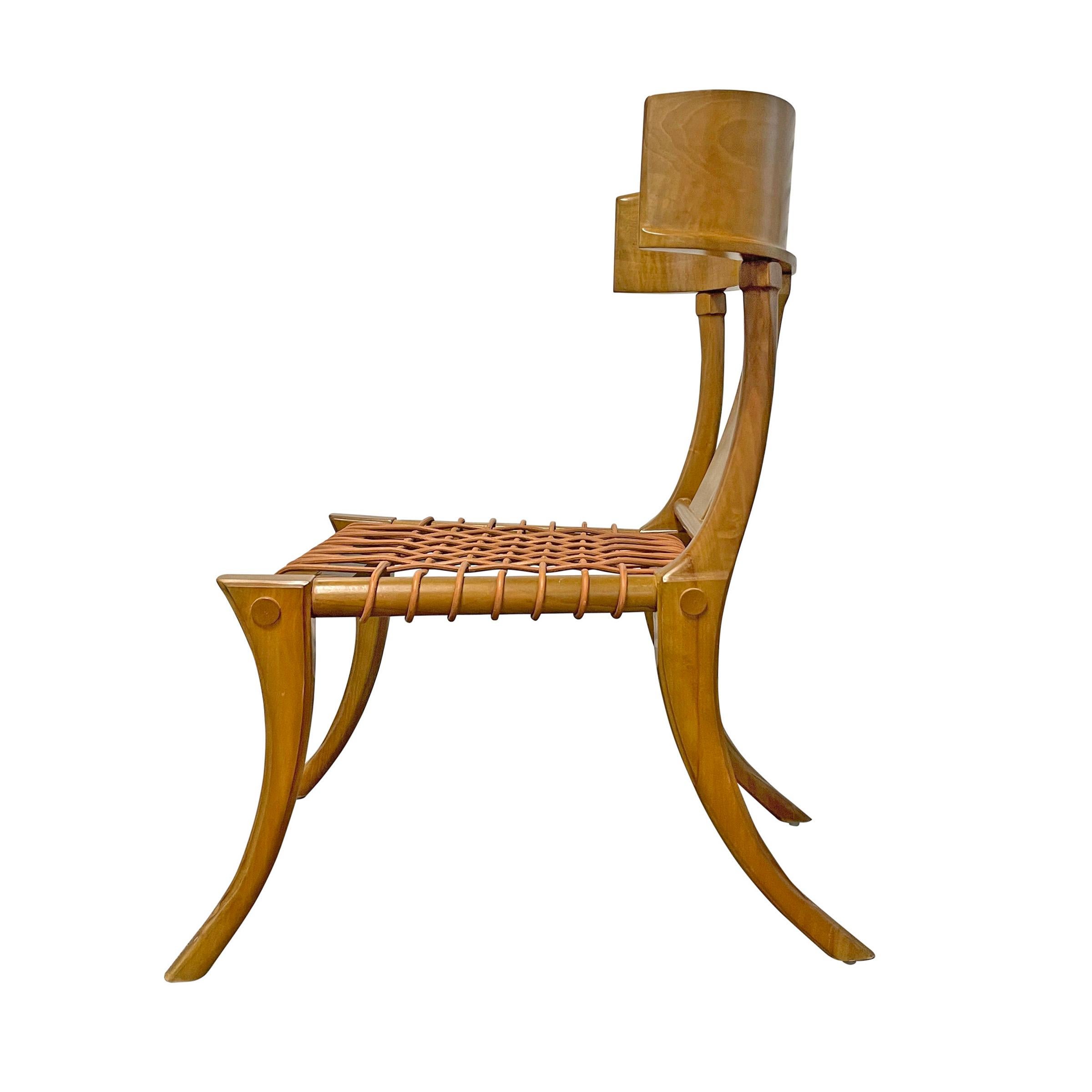 Birch Pair of Vintage Kreiss Klismos Chairs
