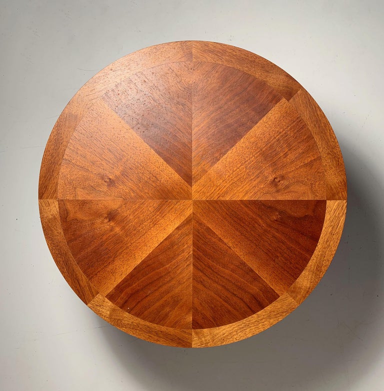 Pair of Vintage Lane Round Drum End Table 99722 / Rhythm Collection