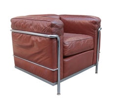 Pair of Vintage Armchairs in the style of Le Corbusier