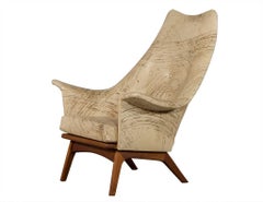 Pair of Vintage Leather Parlor Chairs