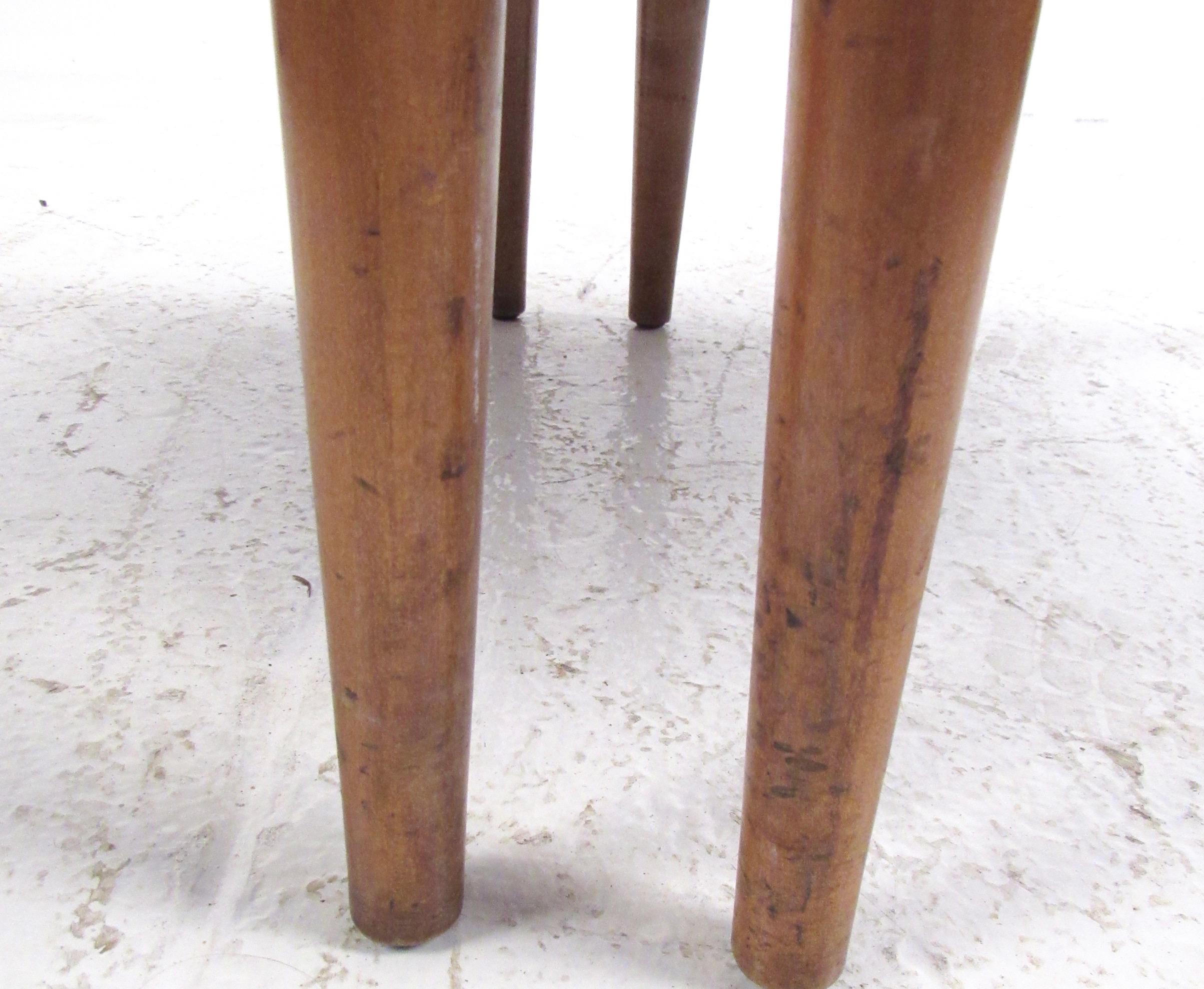Pair of Vintage Leather Side Chairs after Peter Hvidt 13