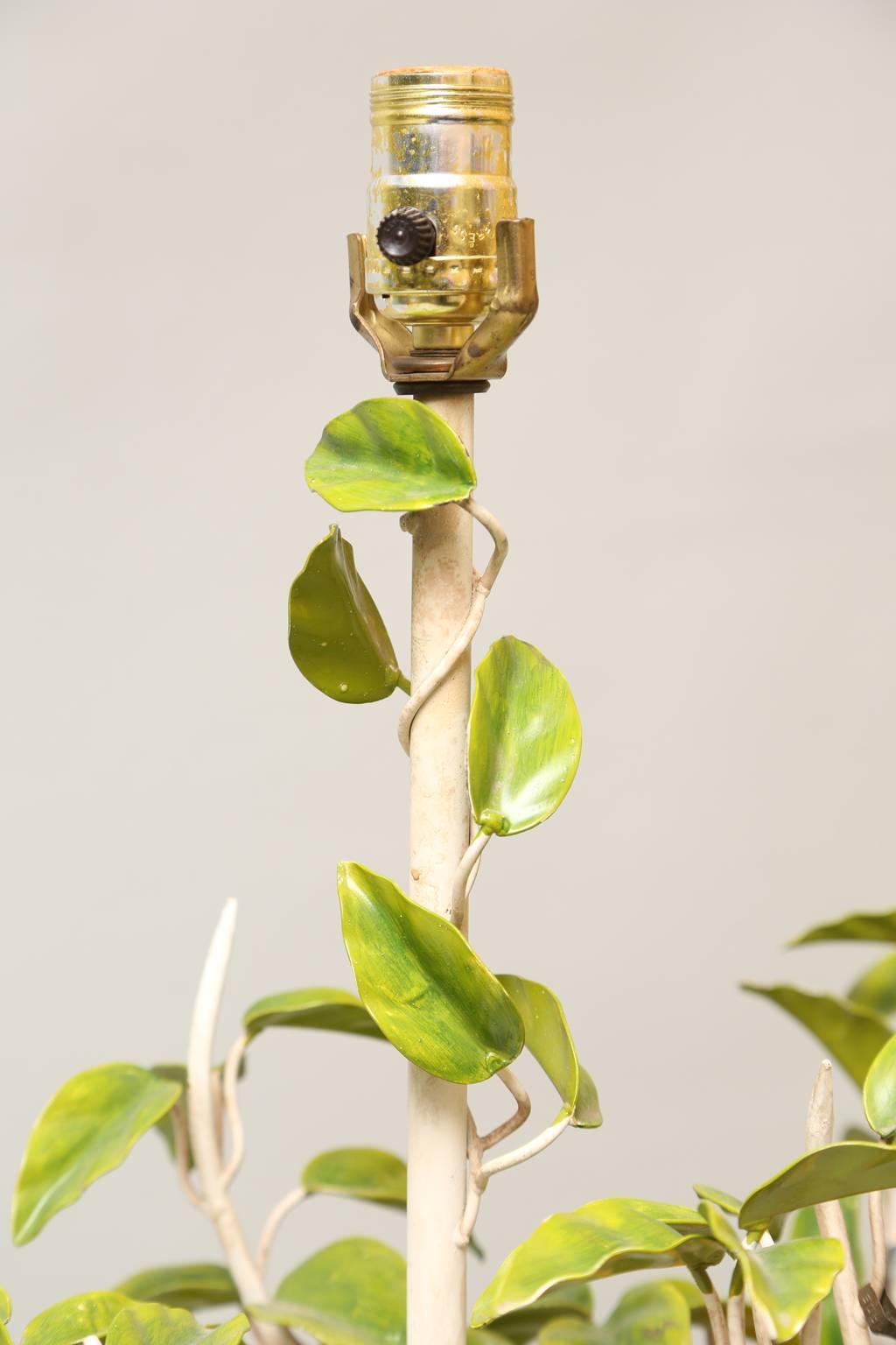 20th Century Pair of Vintage Lemon Tree Lamps