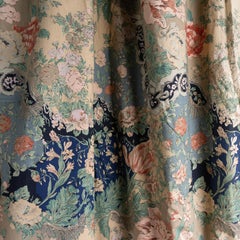 Pair Of Vintage Liberty Of London 'Cimarosa' Country House Curtains, Full Length