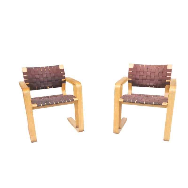 Scandinavian Modern Pair of vintage light oak armchairs model 5331 Johnny Soerensen and Rud Thygesen