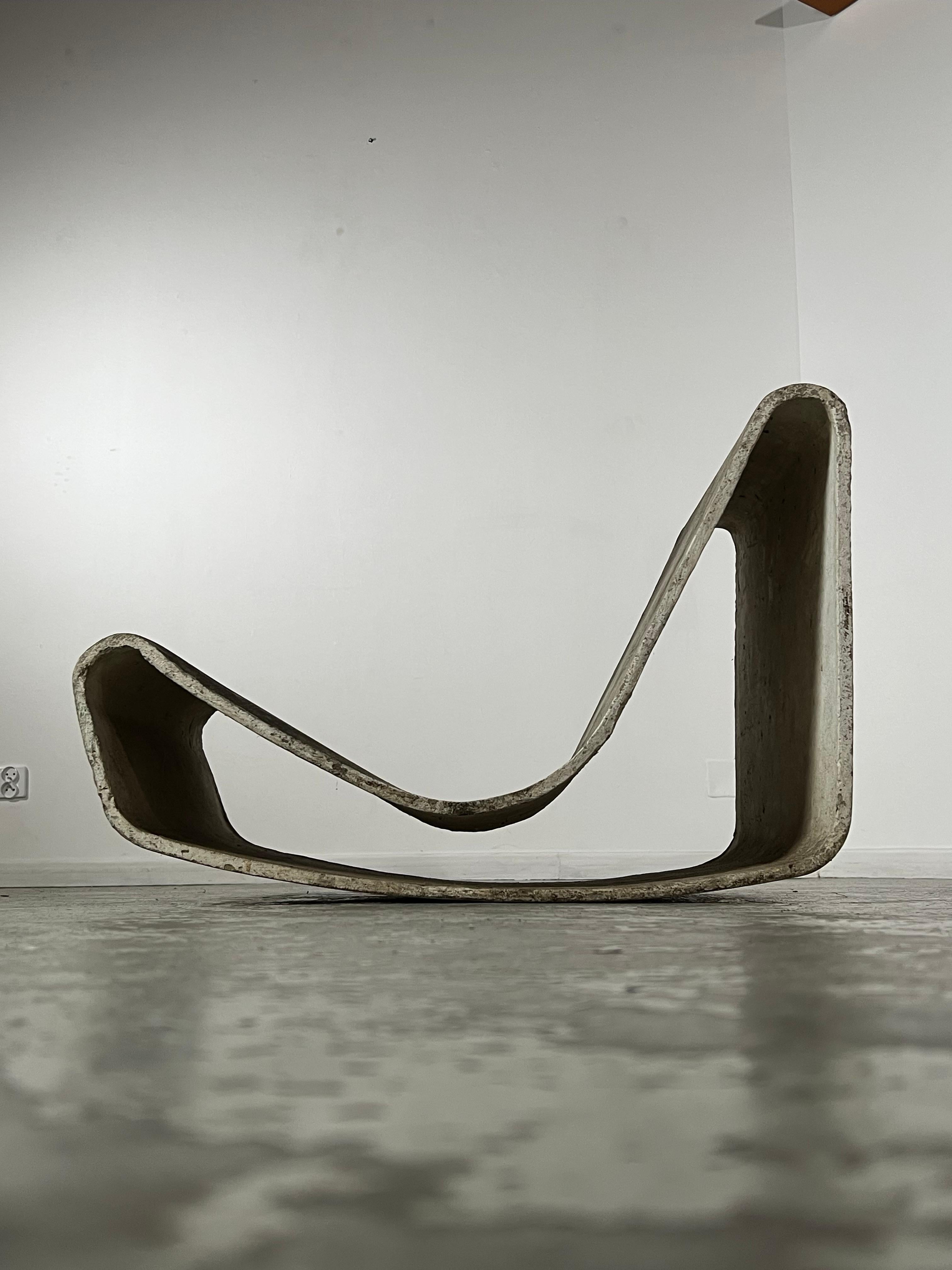Paar Vintage Loop-Sessel von Willy Guhl für Eternit, Schweiz, 1950 (Moderne der Mitte des Jahrhunderts) im Angebot