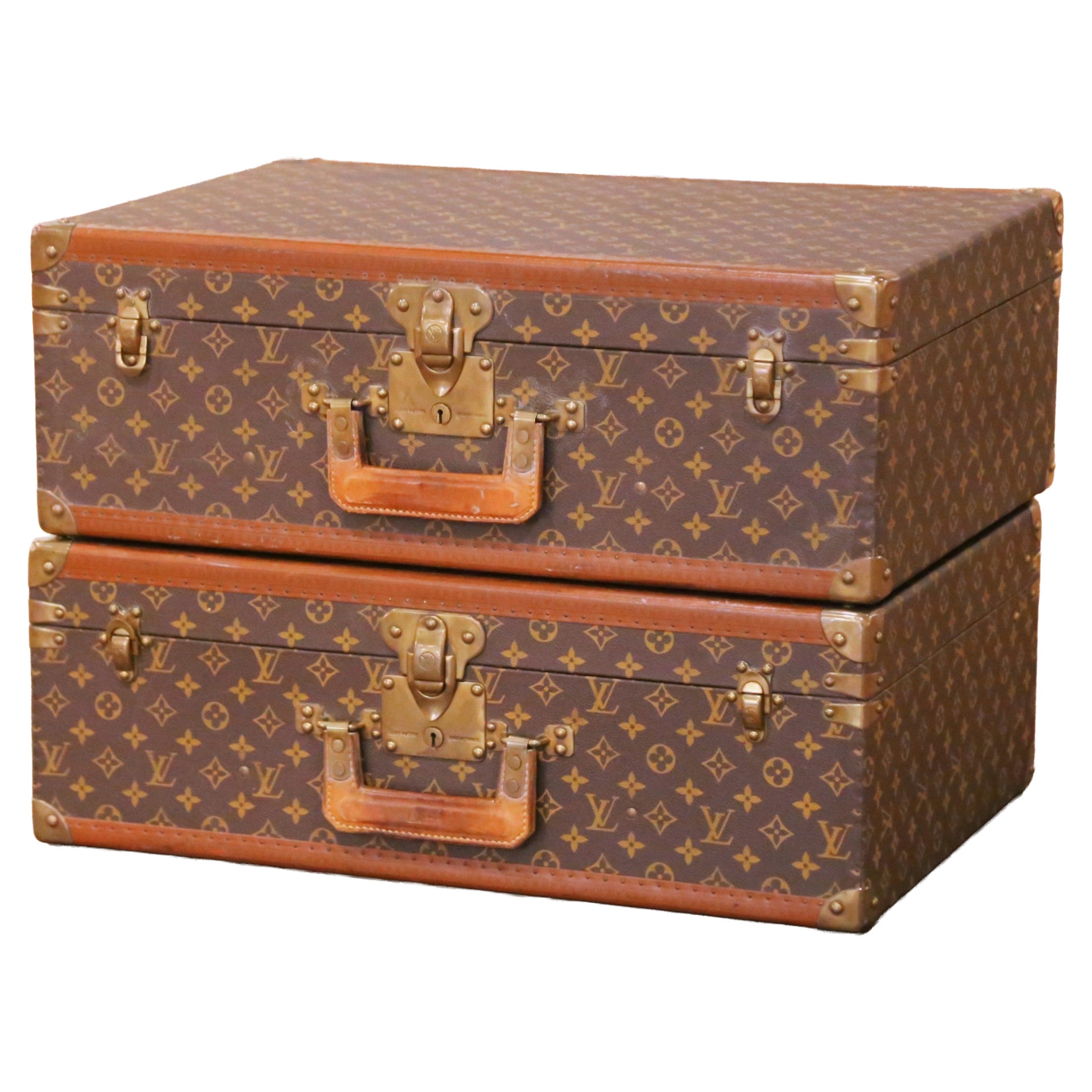 LOUIS VUITTON vintageモノグラム・トランク Louis Vuitton Vintage Monogram Hard Case Trunk Set of Eleven