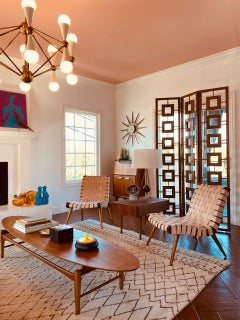 Pair of Vintage Lounge Chairs in the Style of Jens Risom