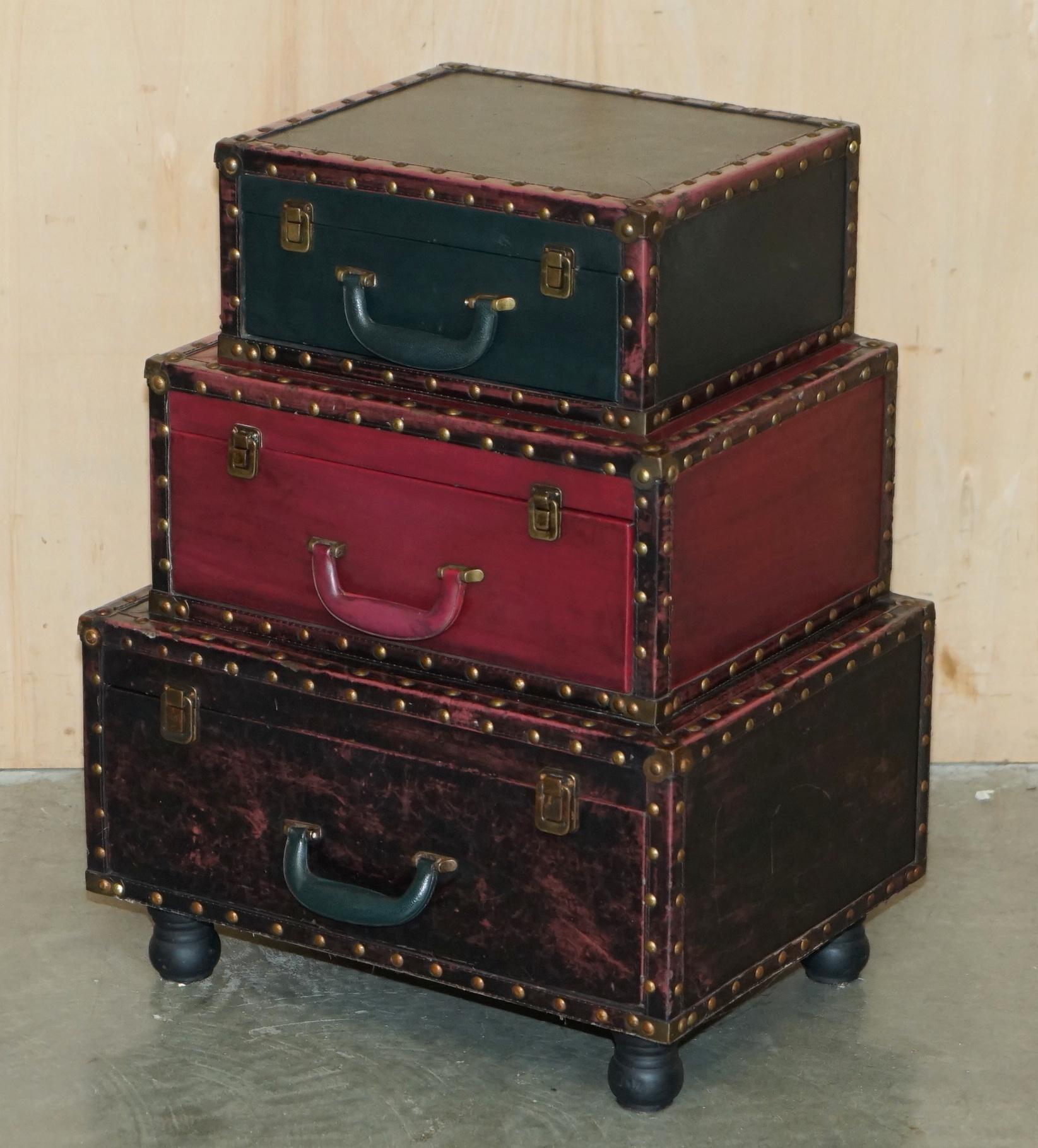Paire de raquettes de table vintage de style TRunk à dos nu et à côté en vente 7
