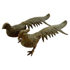 Sculture di animali in metallo