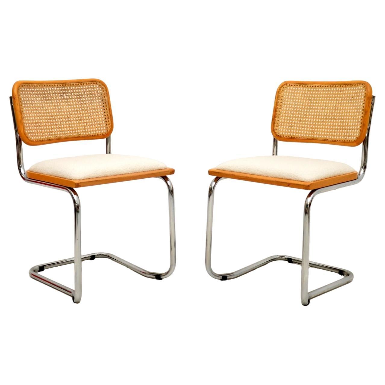 Pair of Vintage Marcel Breuer Cesca Dining Chairs