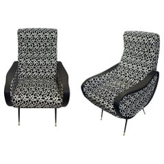 Paar Vintage-Loungesessel im Stil von Marco Zanuso