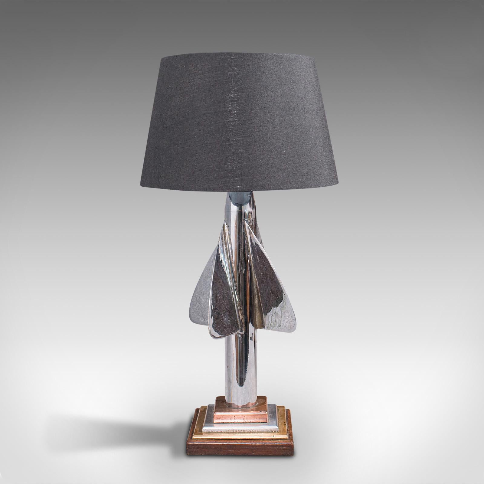British Pair of Vintage Maritime Desk Lamps, English, Ship's Log, Table Light, C.1930 For Sale
