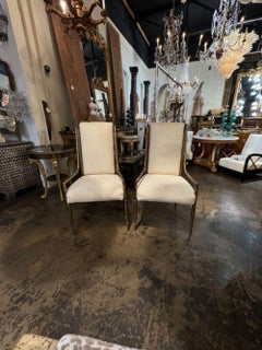 Pair of Vintage Mastercraft High Back Chairs
