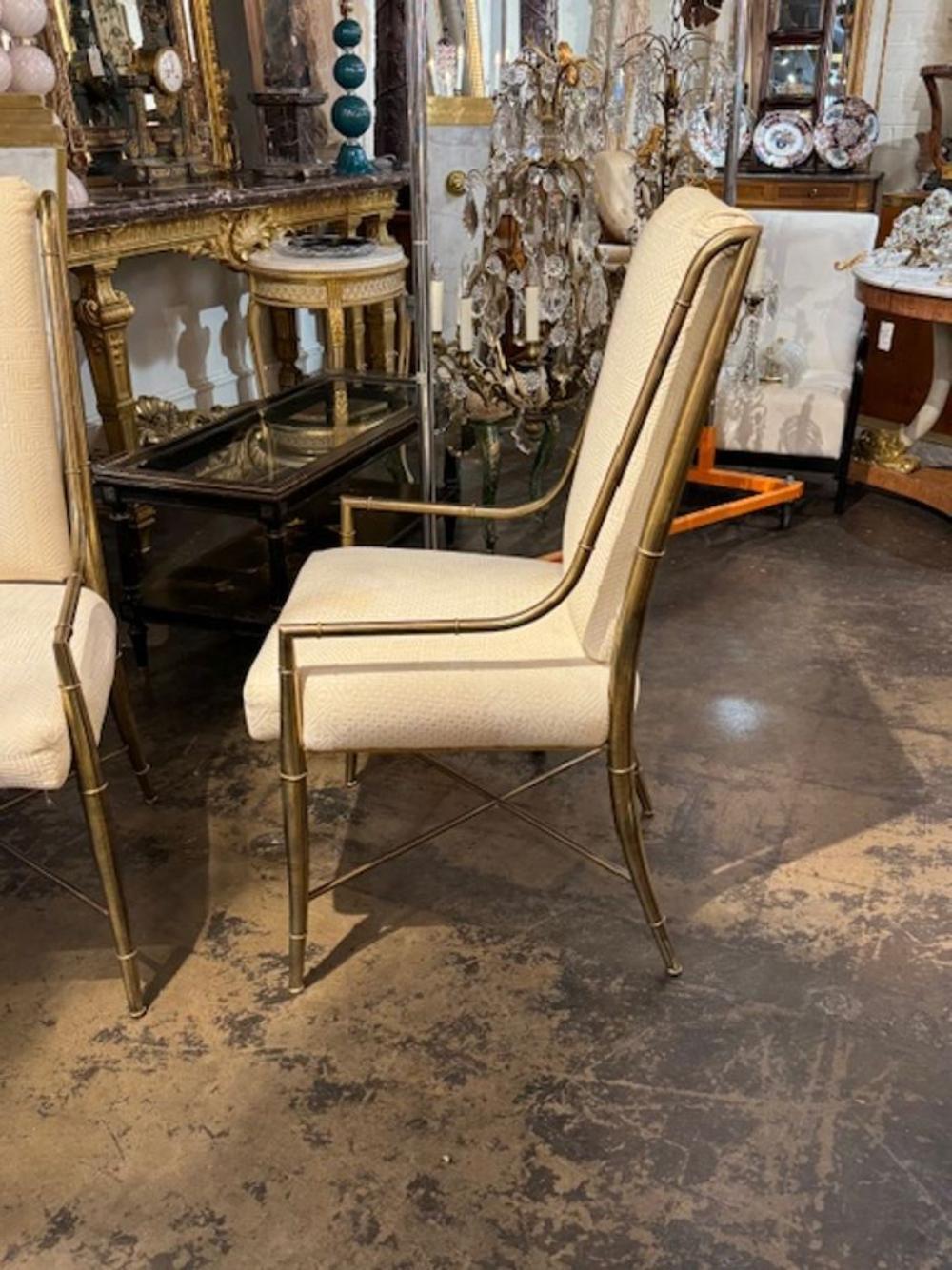 Fine XX secolo Coppia di sedie con schienale alto Mastercraft d'epoca in vendita