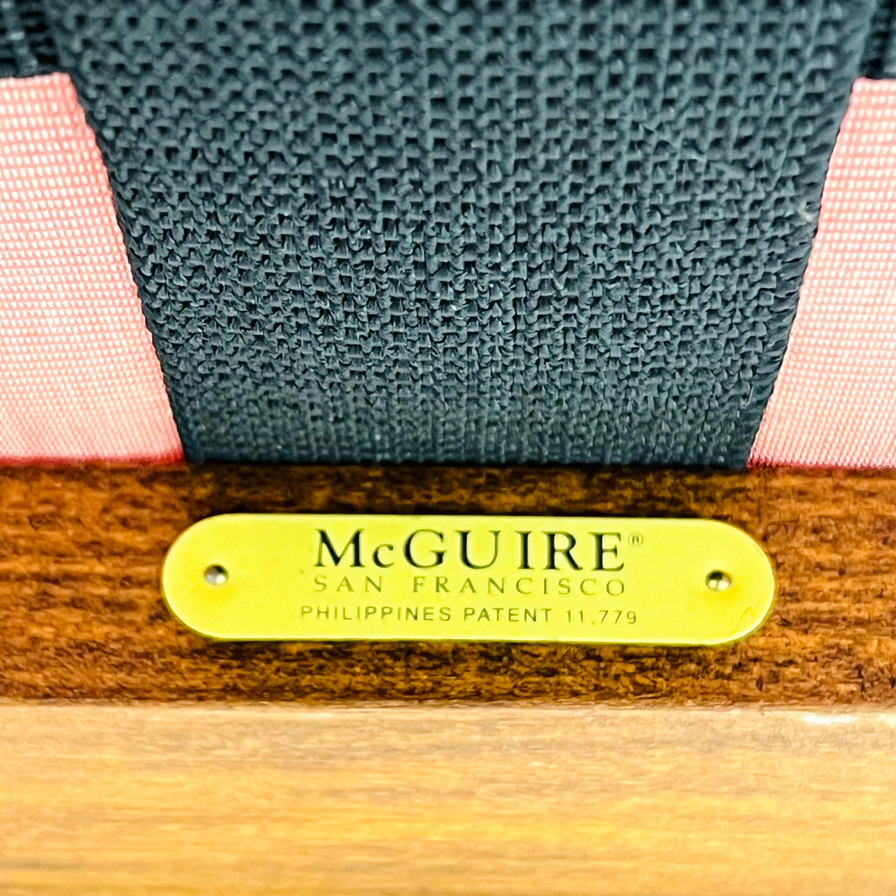 Pair of Vintage McGuire Rattan Armchairs 12