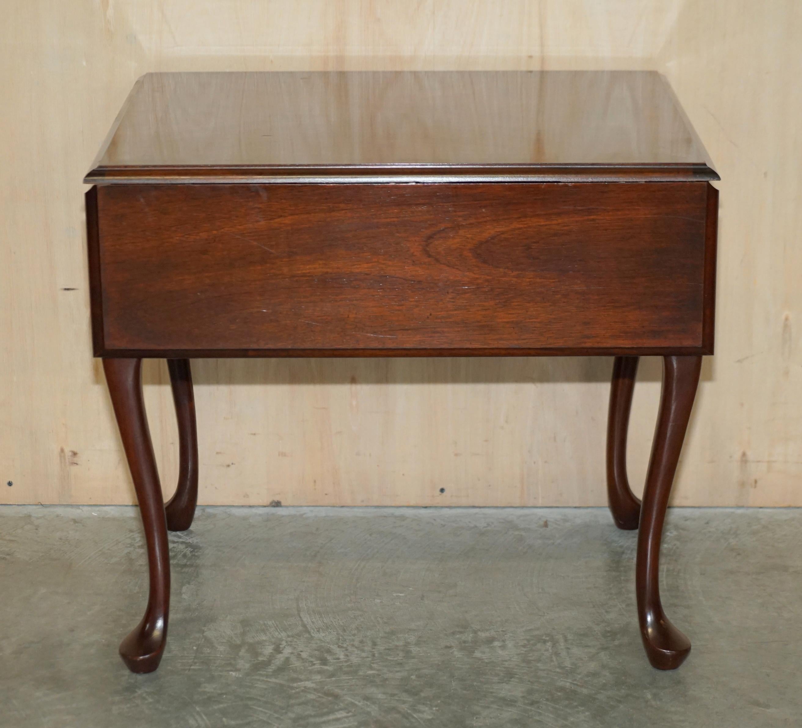 Pair of Vintage Mersaman Tables Pembroke Style Extending Side End Lamp Tables 3