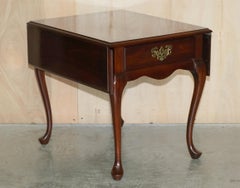 Pair of Vintage Mersaman Tables Pembroke Style Extending Side End Lamp Tables