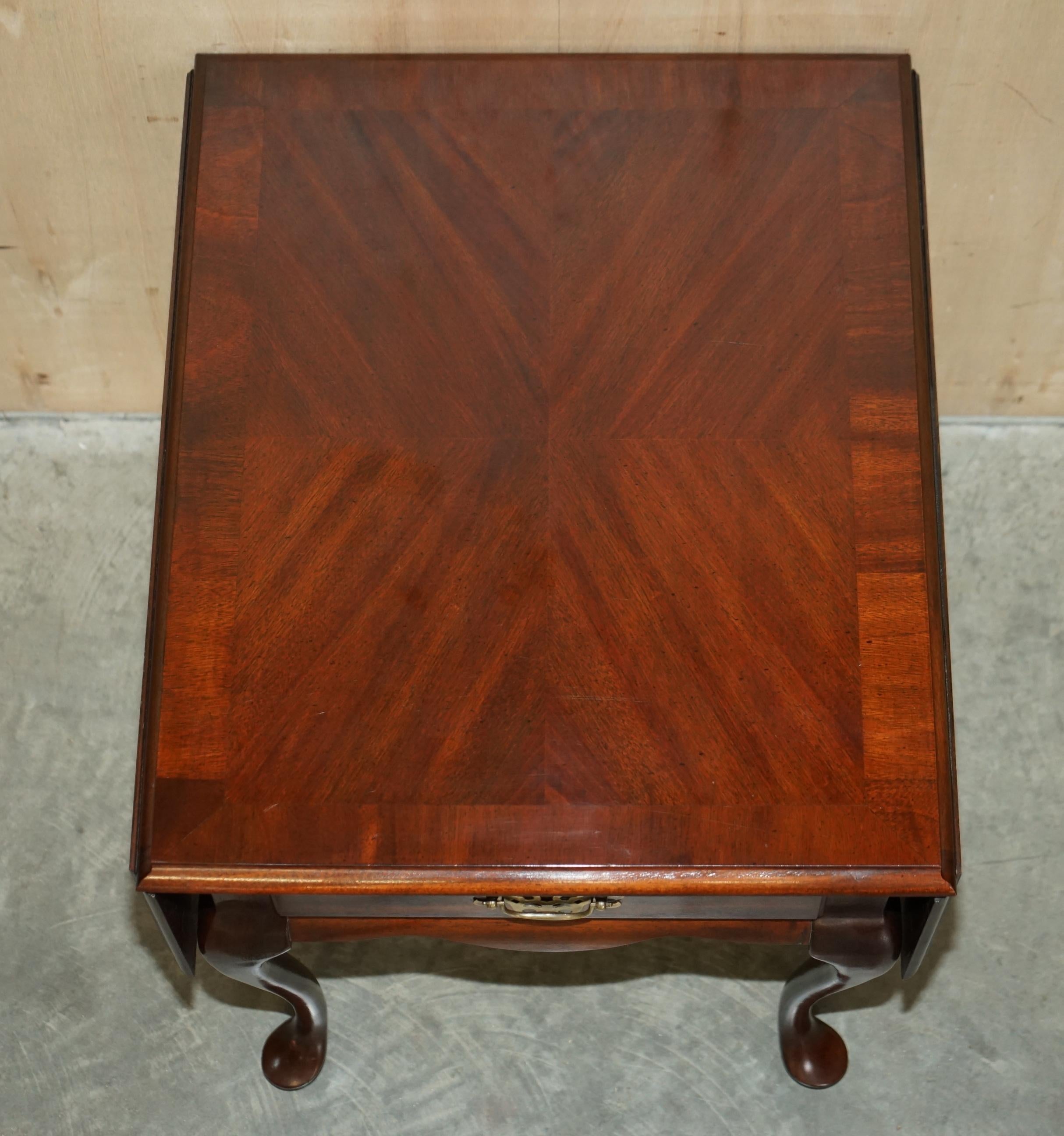 Pair of Vintage Mersaman Tables Pembroke Style Extending Side End Lamp Tables 20