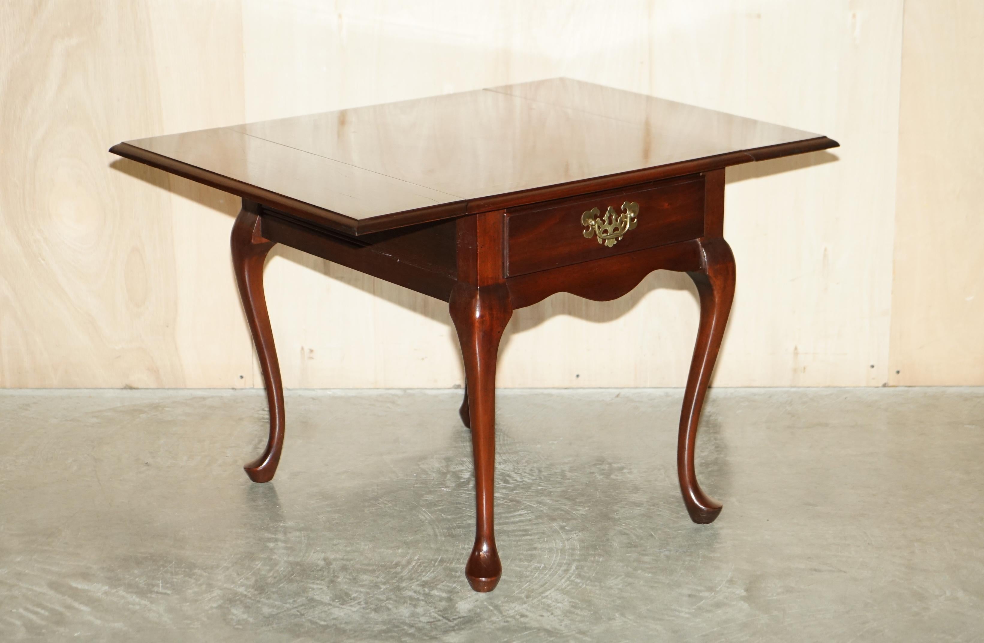 Pair of Vintage Mersaman Tables Pembroke Style Extending Side End Lamp Tables 28