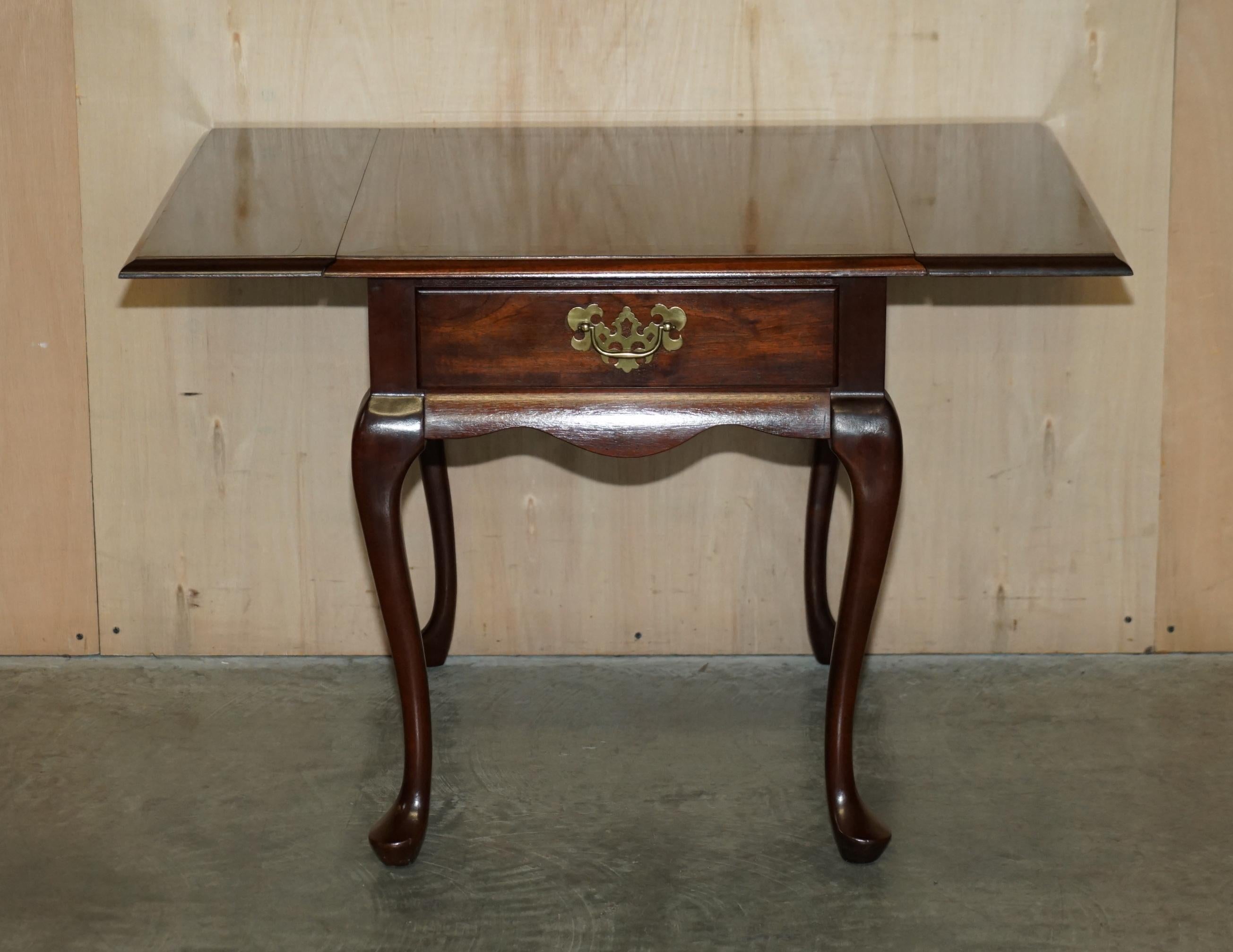 Pair of Vintage Mersaman Tables Pembroke Style Extending Side End Lamp Tables 28